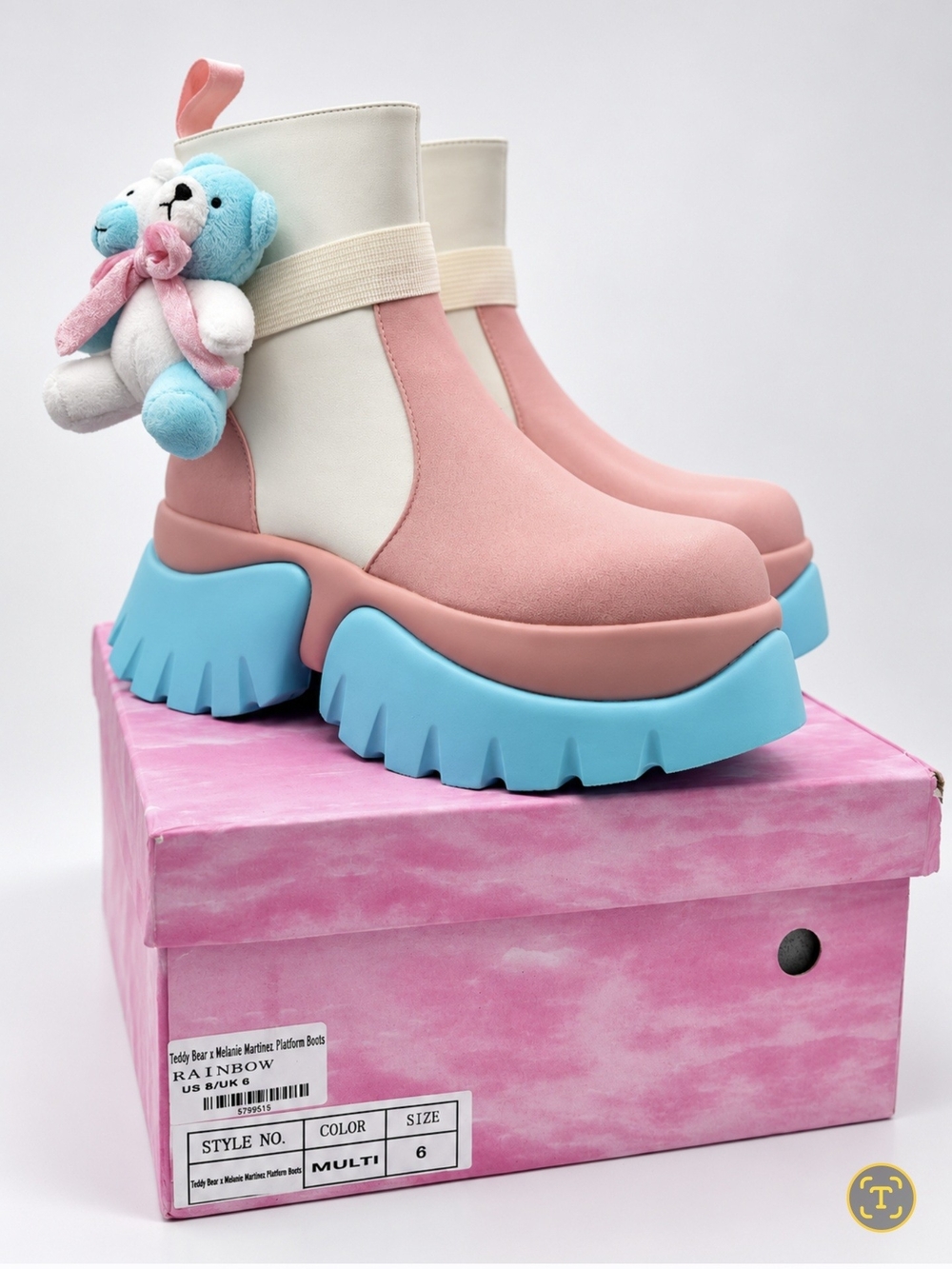 NWT KOI x Melanie Martinez Teddy Bear Boots